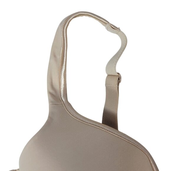 Vanity Fair Body Caress Full Coverage Bra Tan 38DD Underwire Seamless Pad 75335 - Picture 4 of 9